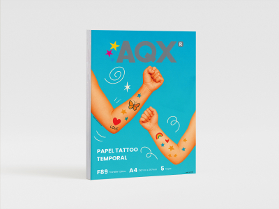 Papel Tatoo Tatuaje Temporal A4 por 5 Hojas AQX F89
