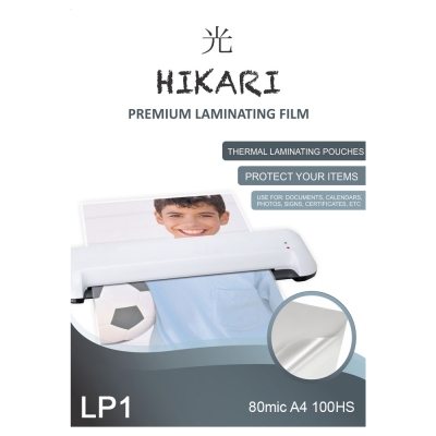 Film para Laminadora LP1 80mic A4 100h 216X303