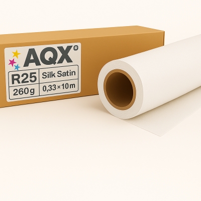 Papel Rollo Silk Satin R25 260grs 0,33x10m
