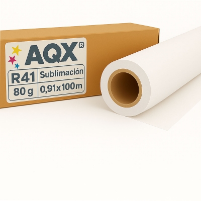 Papel Rollo Sublimacion R41 80grs 0,91x100m