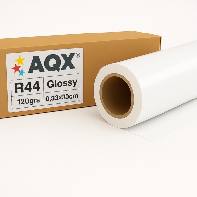 Rollo Fotografico Glossy Brillante 120gr 0,33x30 mts AQX R44