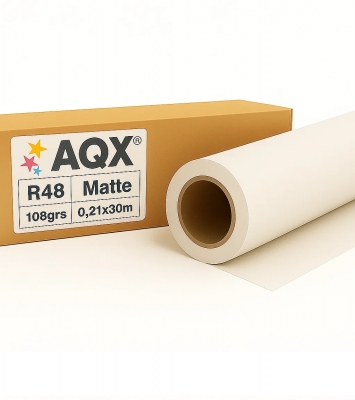 Rollo Fotografico Matte 108gr 0,21x30 mts AQX R48