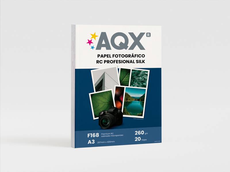Papel Foto Pro Satinado RC A3 260gr por 20 Hojas AQX F168