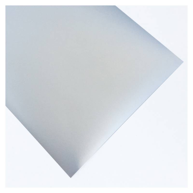 Papel LASER MATTE Plateado PET Autoadhesivo A4 por 20 Hojas AQX ST12