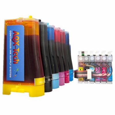 Sistema Continuo Para Epson T50 1430W R270 R290 600ml AQX