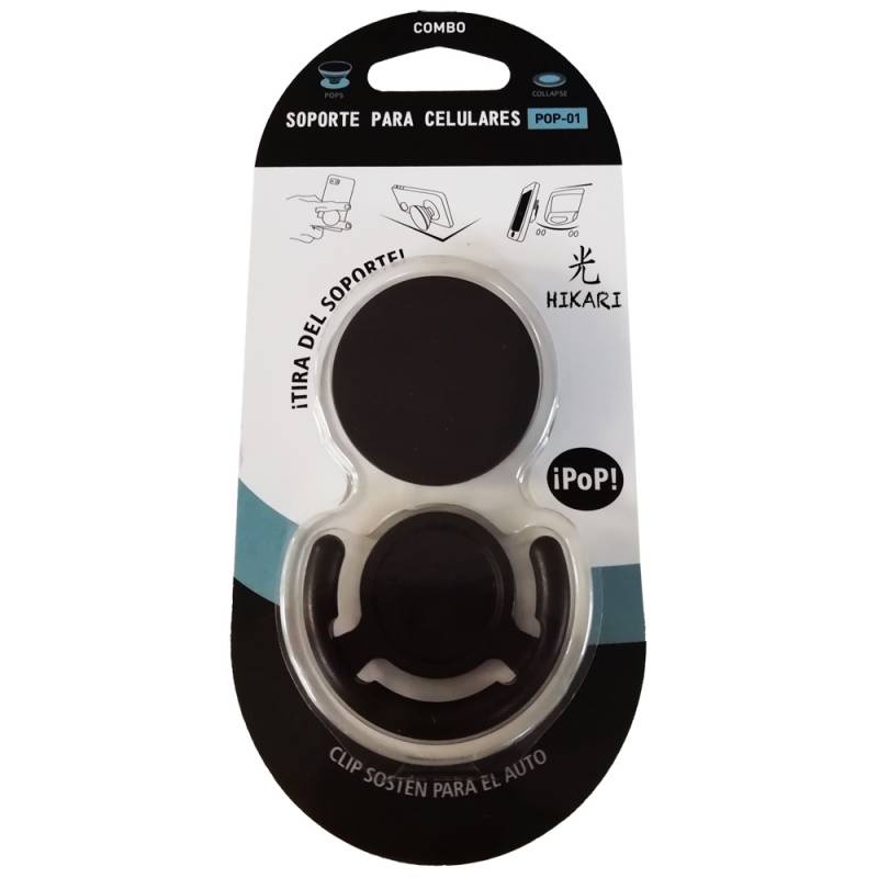 Soporte para celular Hikari Negro
