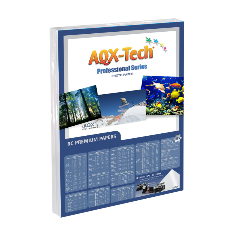 Combo Papel RC Luster F148 260grs 100 hojas 13x18 F148x5