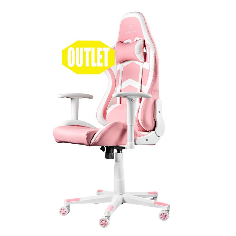 KIT Silla de Oficina Modelo GM20 Blanca y Rosa OUTLET