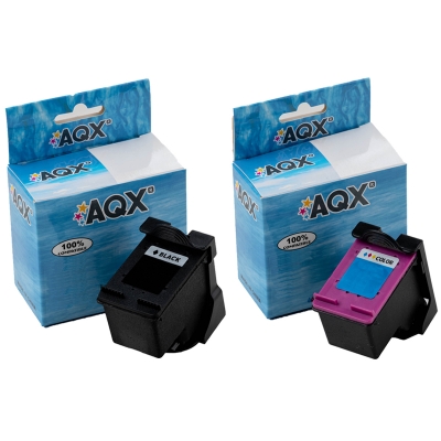 KIT Cartucho AQX P/ HP 662 XL 1 Negro + 1 Color