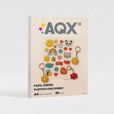 Papel Shrink A4 Plastico Encogible Artesanias x20 hojas