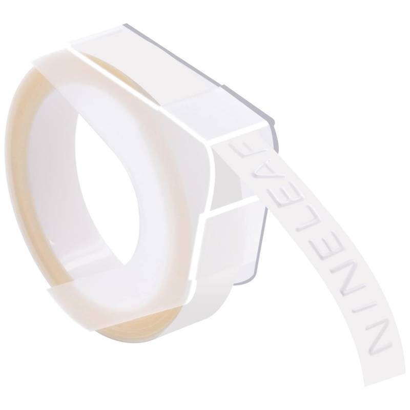 Cinta Rotuladora 520101 9mm x 3m Transparente Relieve Para Dymo