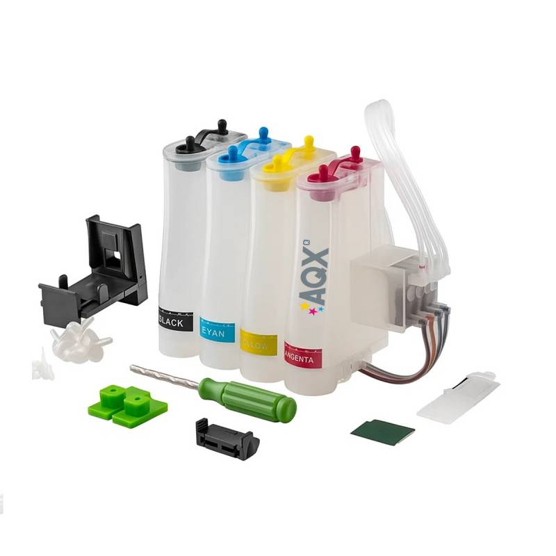 Sistema Continuo Universal Con Valvula Para Impresoras HP 2 CARTUCHOS SIN TINTA