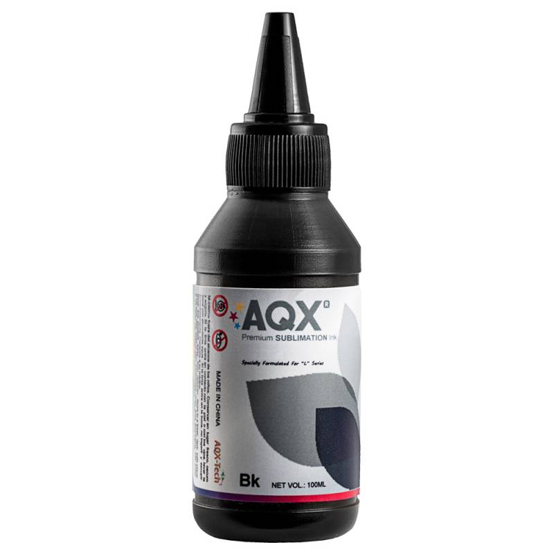 Tinta AQX de Sublimacion por 100ml Negro