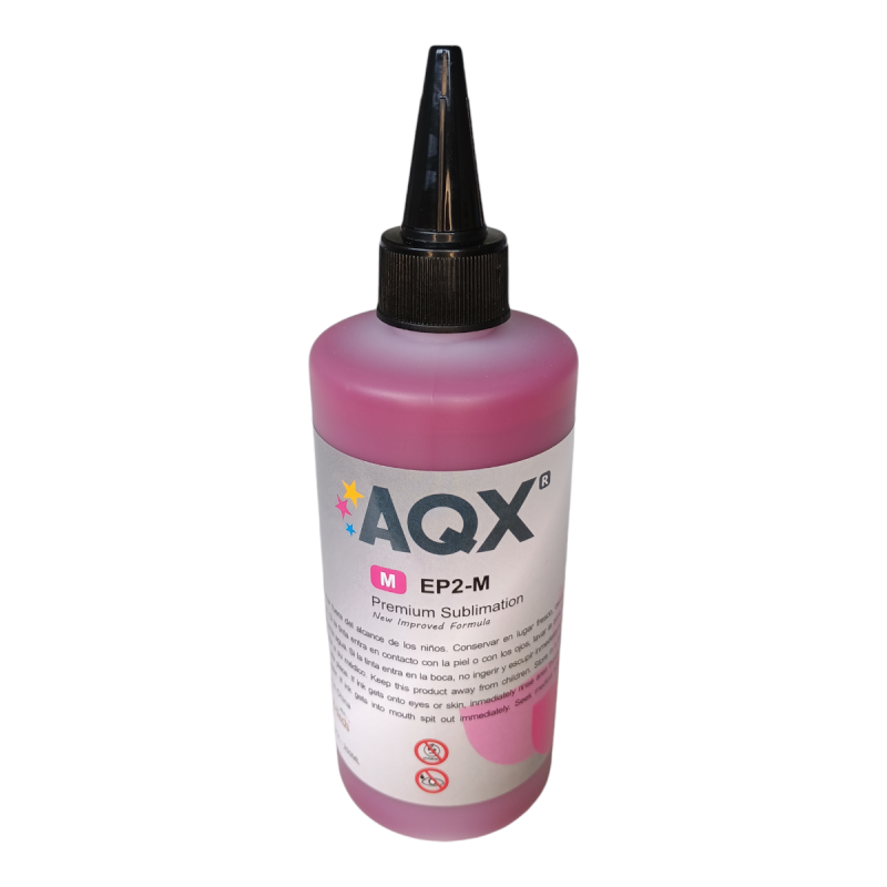 Tinta AQX de Sublimacion por 250ml Magenta