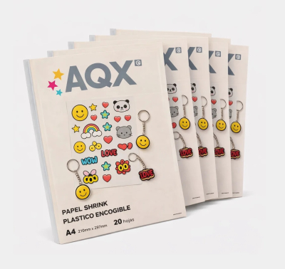 Combo Papel Shrink A4 Plastico Encogible Artesanias x100 hojas