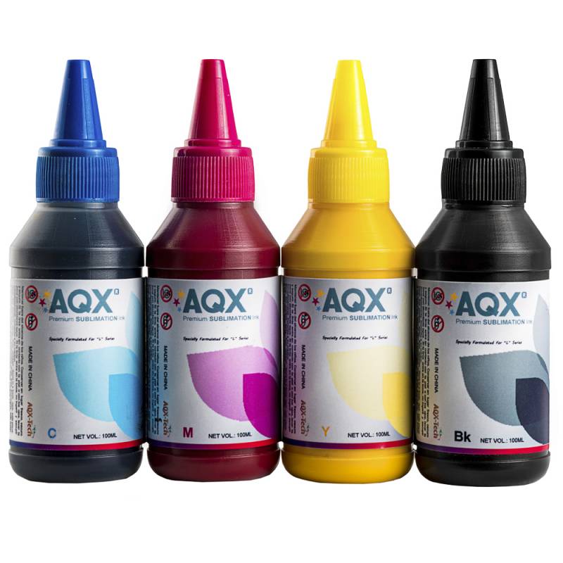 Combo Tinta Sublimacion AQX-TECH (4 x 100ML)