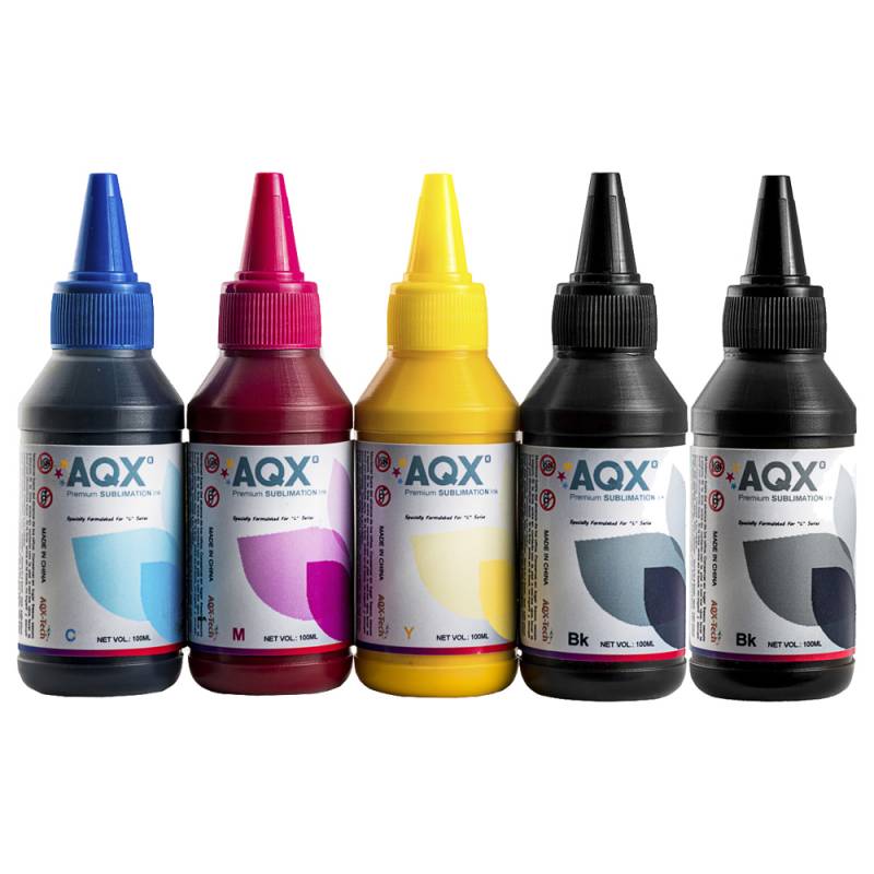 KIT 500ml Tinta Sublim AQX EPt1110 (100ml c/color)