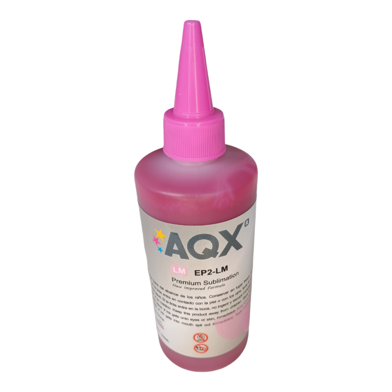 Tinta AQX de Sublimacion por 250ml Magenta Light