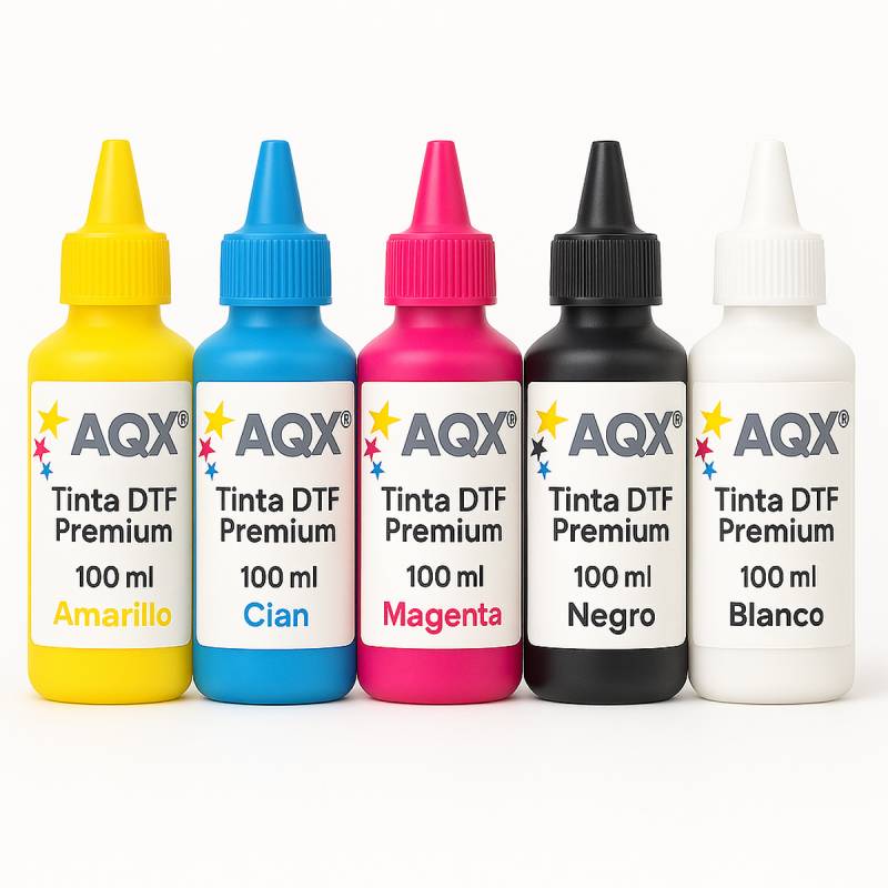 Combo Tintas Estampado DTF Profesional x 500ml
