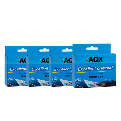 KIT Cartuchos AQX para HP 950xl / 951xl (1 DE CADA COLOR)