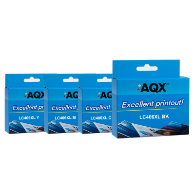 Pack Cartuchos Alternativos XL LC406 AQX para Brother J6955DW