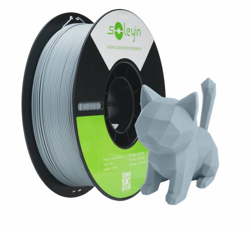 Filamento Soleyin Ultra PLA Original Gris 1,75mm 1Kg