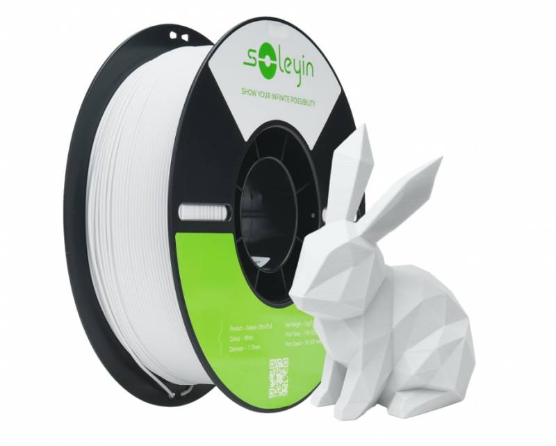Filamento Soleyin Ultra PLA Original Blanco 1,75mm 1Kg