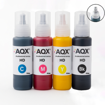 Combo Tinta AQX Cod. HD x 1Litro Para HP GT52 GT53 CON PICO LLAVE