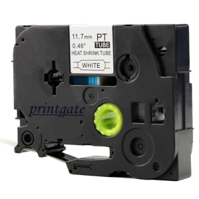 Cinta Printgate Para Rotuladora Brother TZE-SE3 de SEGURIDAD Negro s/ Blanco 12mm x 8m