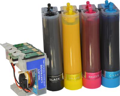 Sistema Continuo AQX Sublimacion Para Epson Tx210 400ml