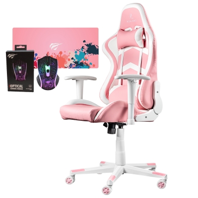 Combo Gamer 8: Silla GM20P + Mouse + Pad MP847