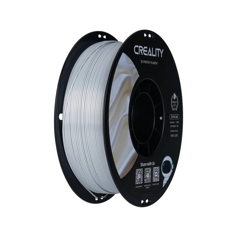 Filamento Creality CR-Silk Original Plateado 1,75mm 1Kg
