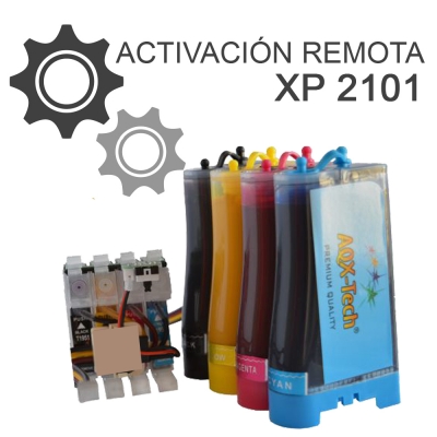 Sistema Continuo de Sublimacion Para Epson XP 2101 con Activacion Remota