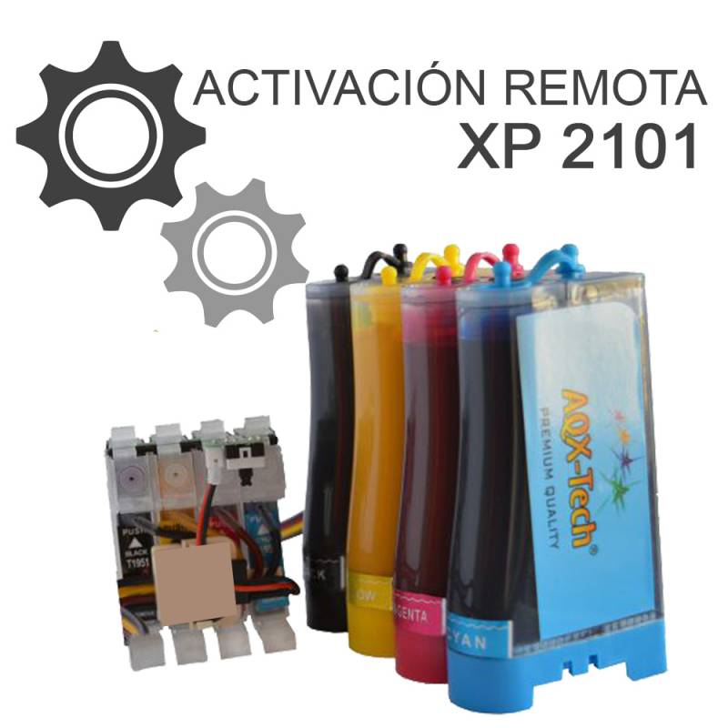 Sistema Continuo de Sublimacion Para Epson XP 2101 con Activacion Remota