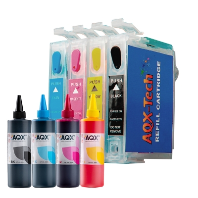 Cartuchos Recargables AQX Para Epson XP 2101 - Instalacion Remota + Tintas