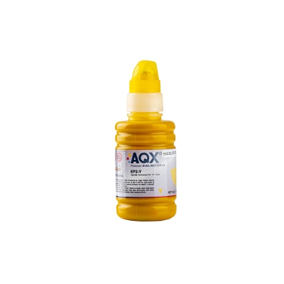Tinta AQX de Sublimacion por 100ml Amarillo - Nueva botella con pico de recarga