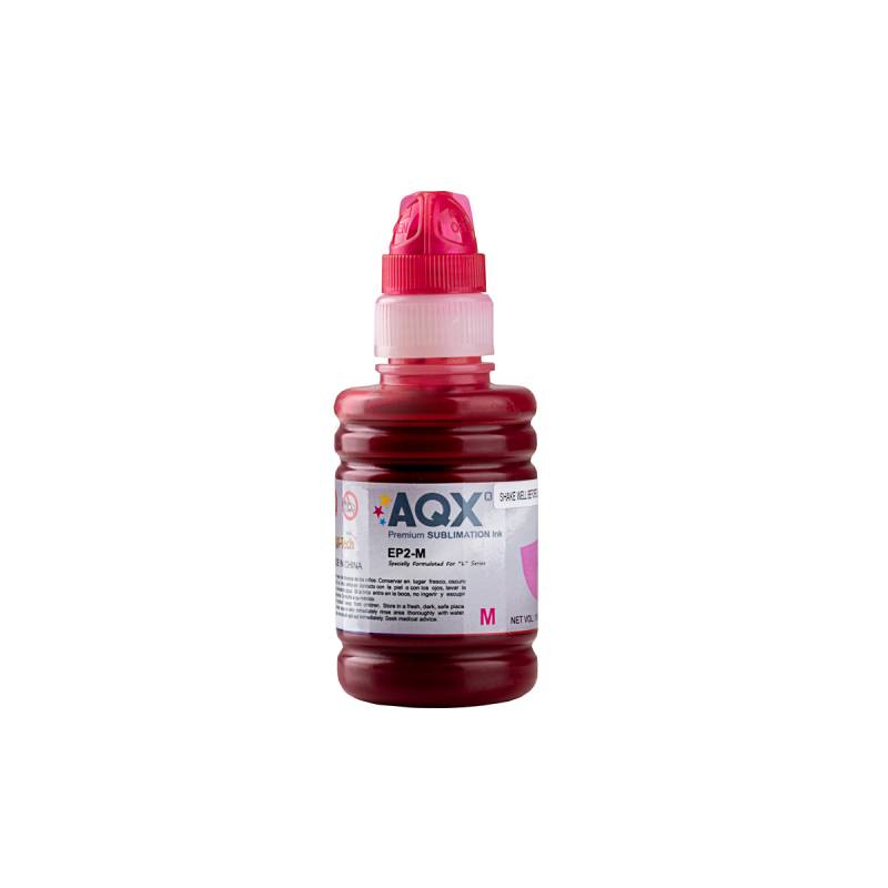 Tinta AQX de Sublimacion por 100ml Magenta - Nueva botella con pico de recarga