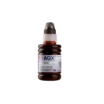 Tinta AQX de Sublimacion por 100ml Negro - Nueva botella con pico de recarga