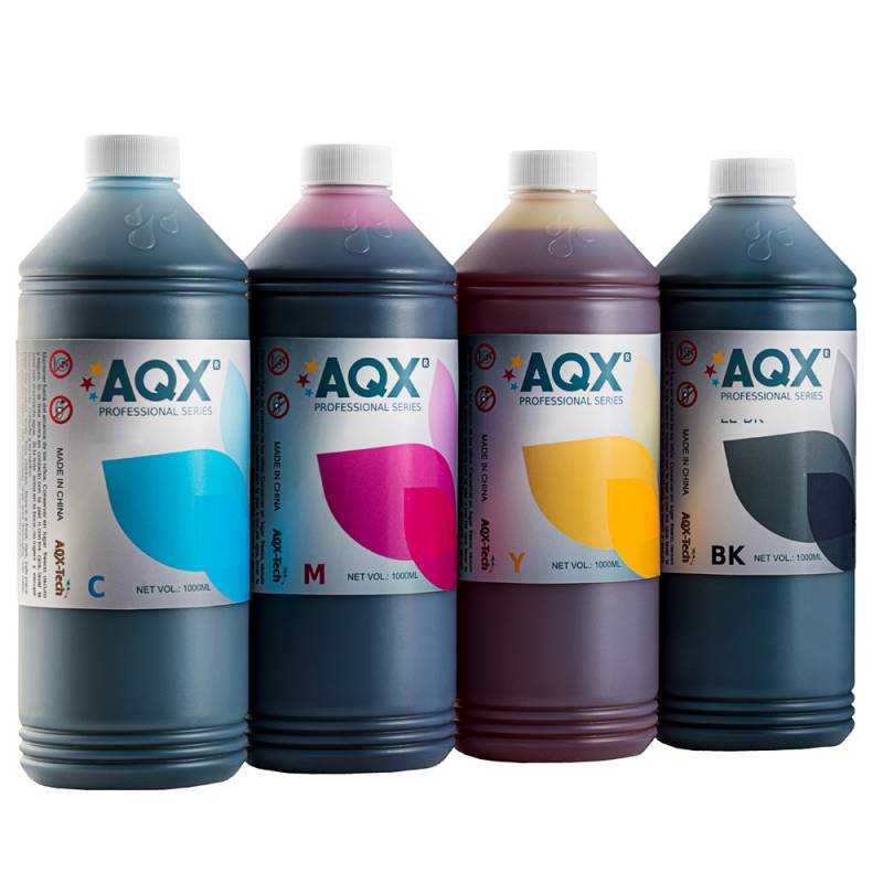 COMBO TINTA AQX PARA PLOTTER EPSON 4 LITROS COD. LE (1 DE CADA COLOR)