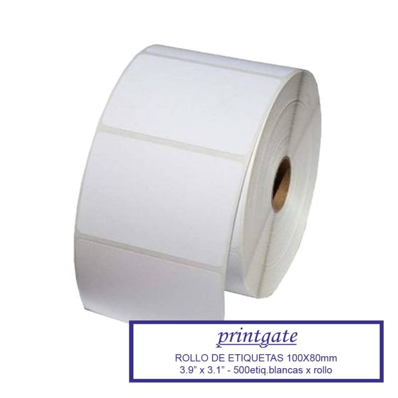 Rollo de Etiquetas Termicas 100x80