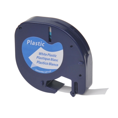 Cinta Rotuladora Printgate 91331 Negro s/ Blanco 12mm x 4m P/ Dymo