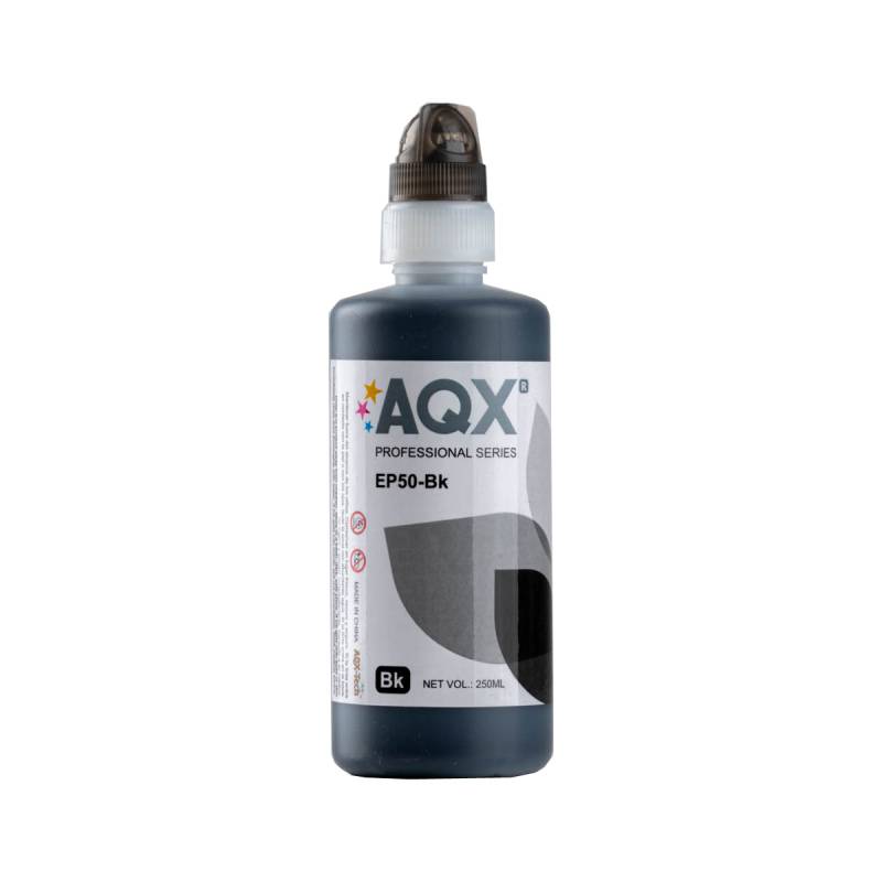Tinta AQX para Epson por 250ml Negro - NUEVO PICO DE RECARGA ESPECIAL