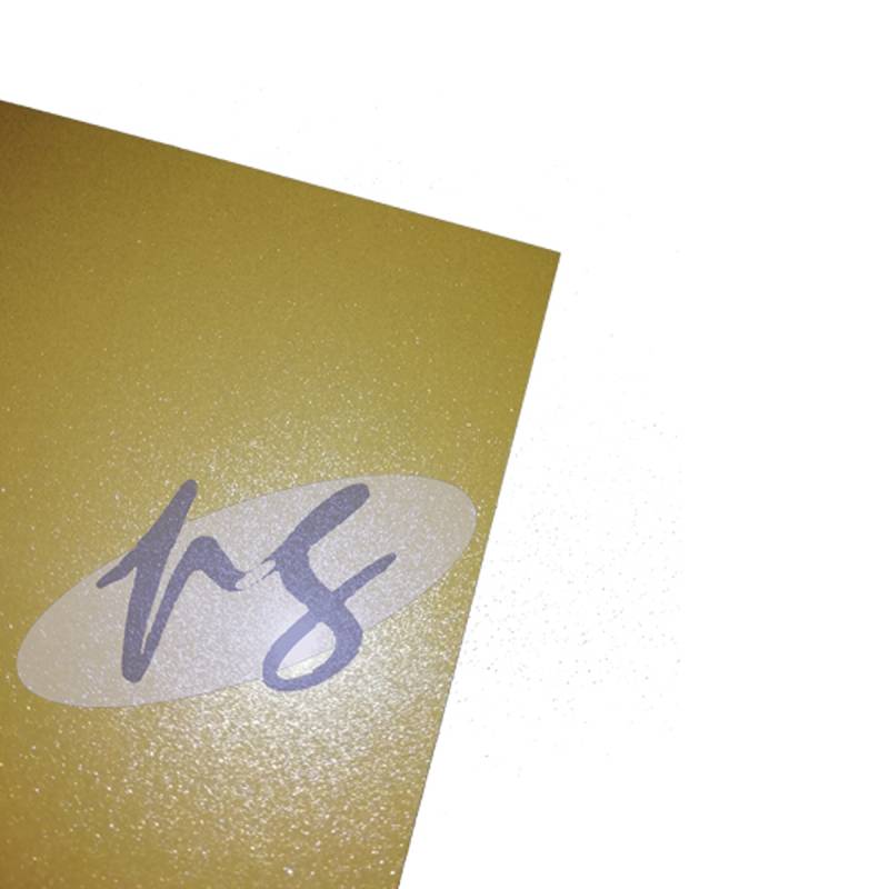 KIT Placa Aluminio Sublimable 0,5mm dorada 15x20cm x10 unidades