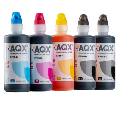 Combo Tinta Fotografica Profesional AQX x 1,2 Litros Con Pico Llave Para Epson Ecotank
