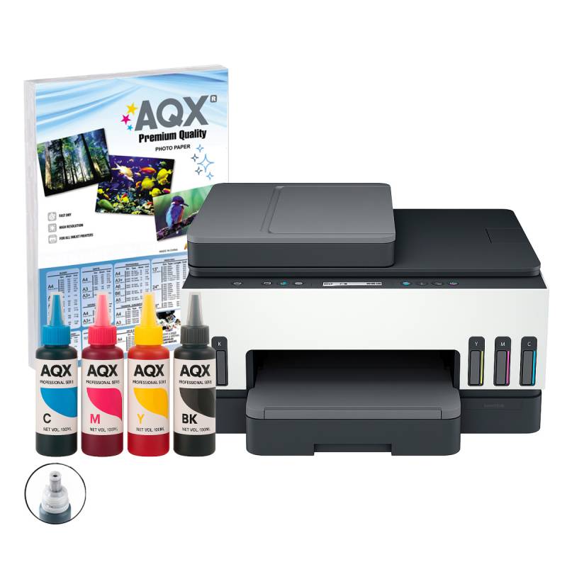 Impresora Multifuncion HP Smart Tank 790 WIFI + 400ml Tinta Aqx