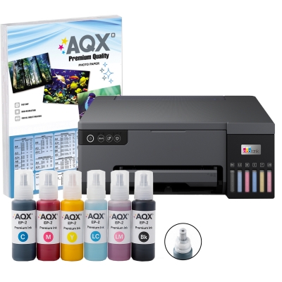 Impresora Sublimacion Epson L8050 Sist Continuo Original + 600ml AQX Ink para Sublimar