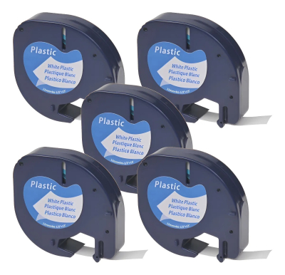 Cinta Rotuladora Printgate 91331 Negro s/ Blanco 12mm x 4m P/ Dymo