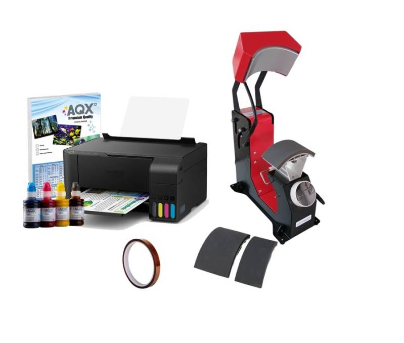 Estampadora de Gorras PRINTGATE EST-90 Automática + Impresora L3210 + Insumos AQX