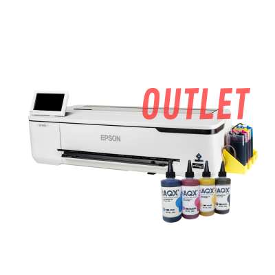 Impresora Plotter Epson T3170 + Sistema Continuo Aqx + Tinta Aqx Sublimacion OUTLET