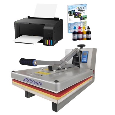 Estampadora 38x38 CM Printgate EST-07 + Impresora L3210 + KIT SUBLIMACION
